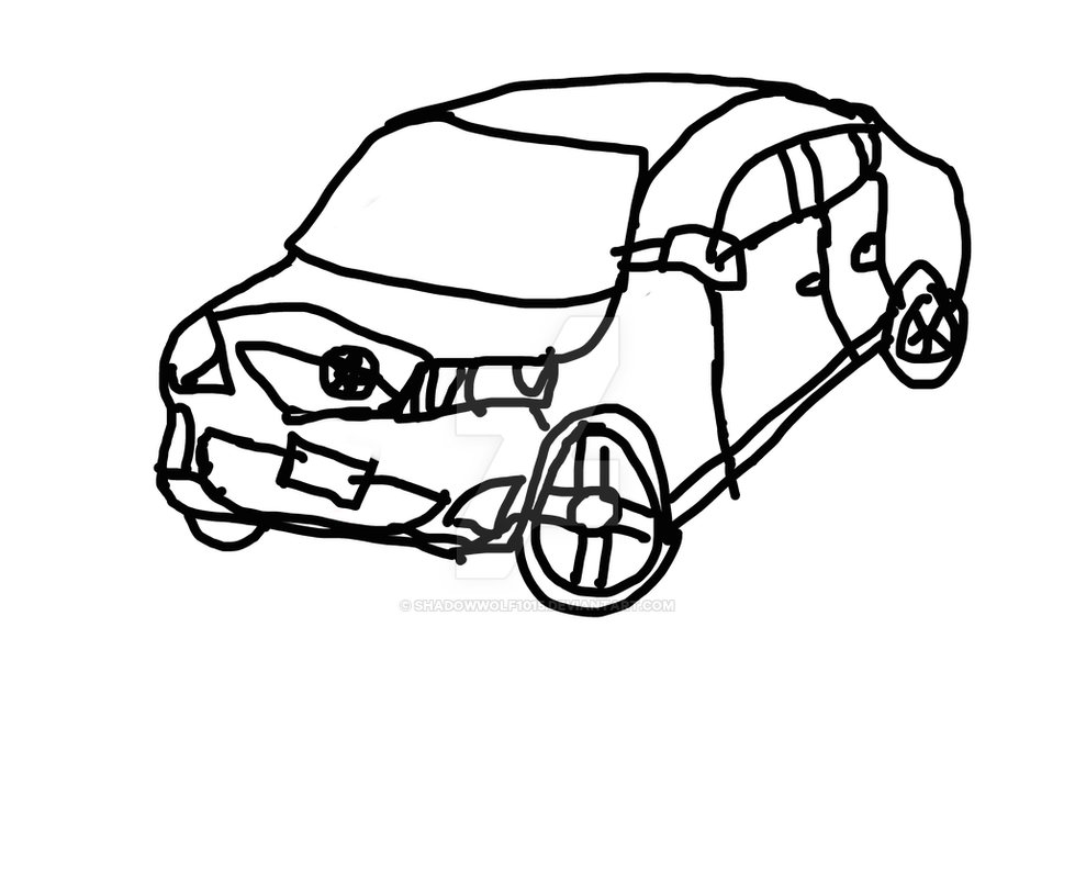 Toyota Drawing Sketch