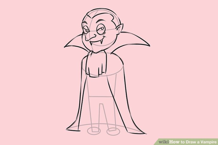 Vampire Drawing Image