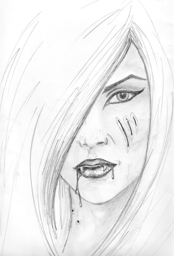 Vampire Drawing Photo