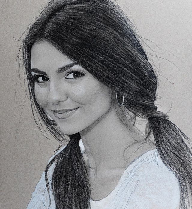 Victoria Justice Drawing Picture