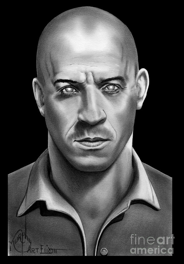 Vin Diesel Drawing Pic