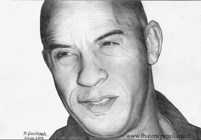 Vin Diesel Drawing Pics