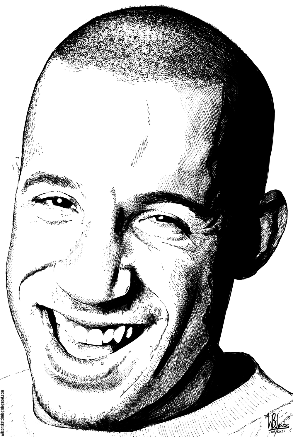 Vin Diesel Drawing Picture
