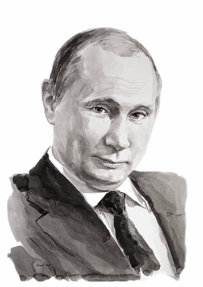 Vladimir Putin Drawing Image