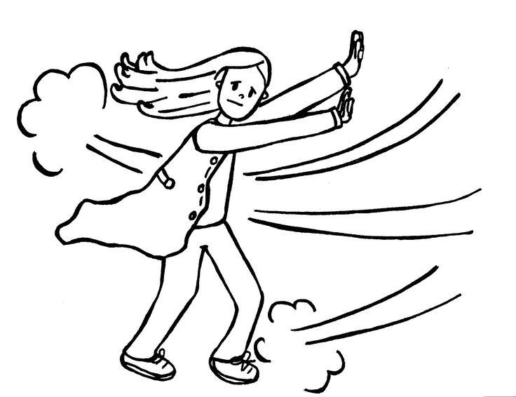 Wind Blowing Drawing Photo