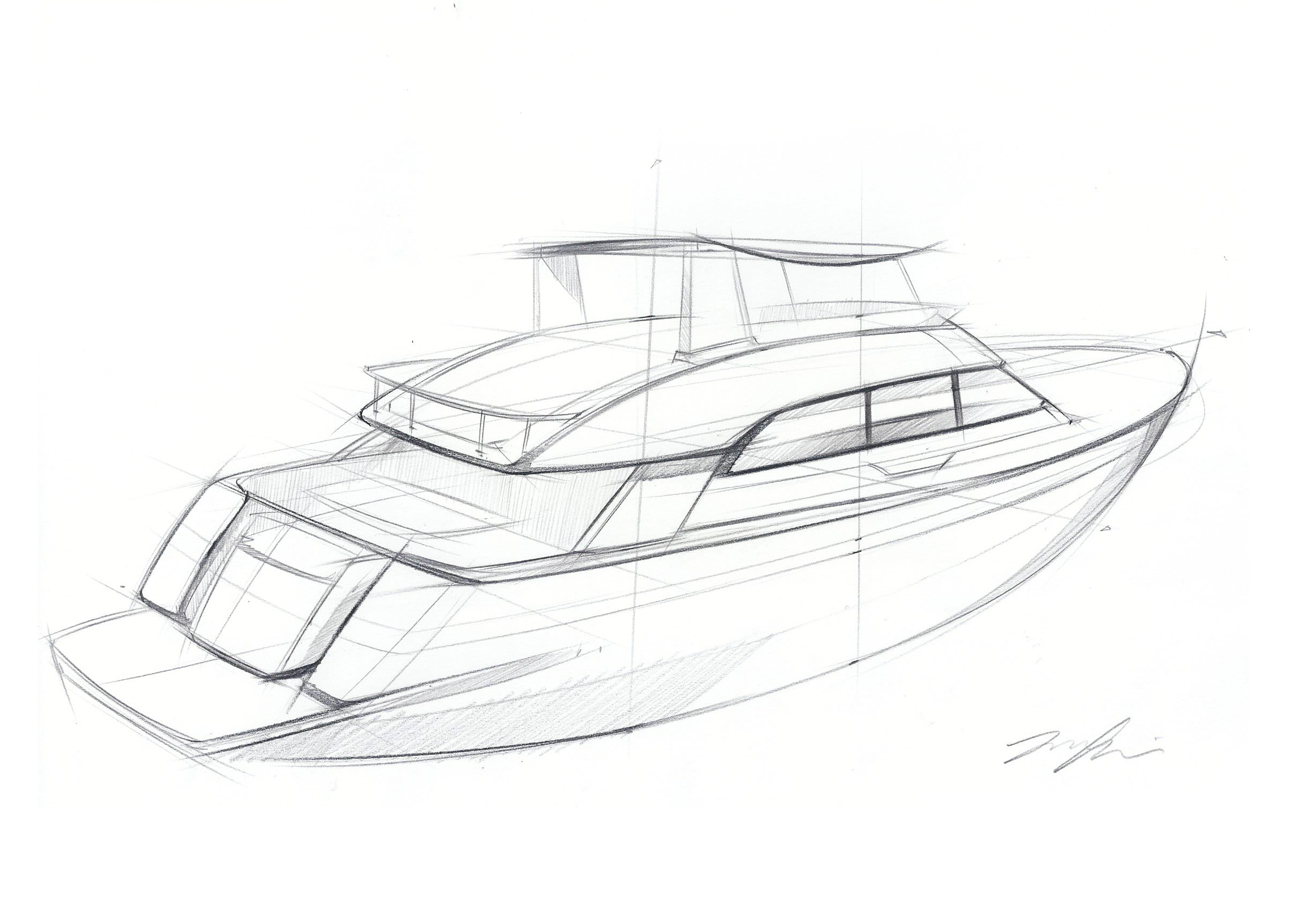 Yacht Drawing