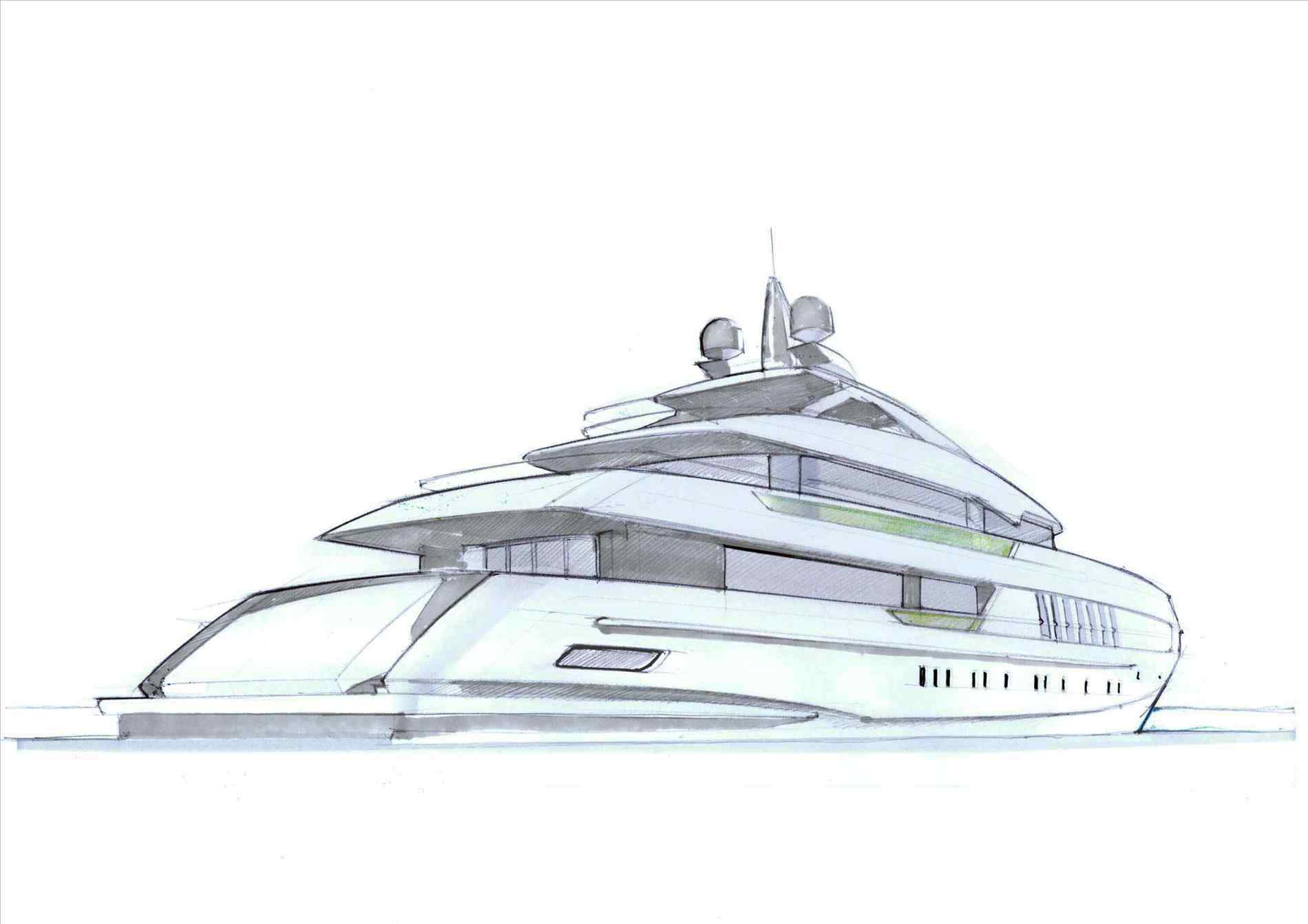 Yacht Photo Drawing