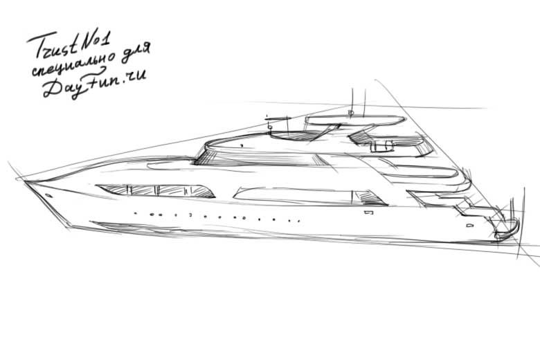 Yacht Pic Drawing