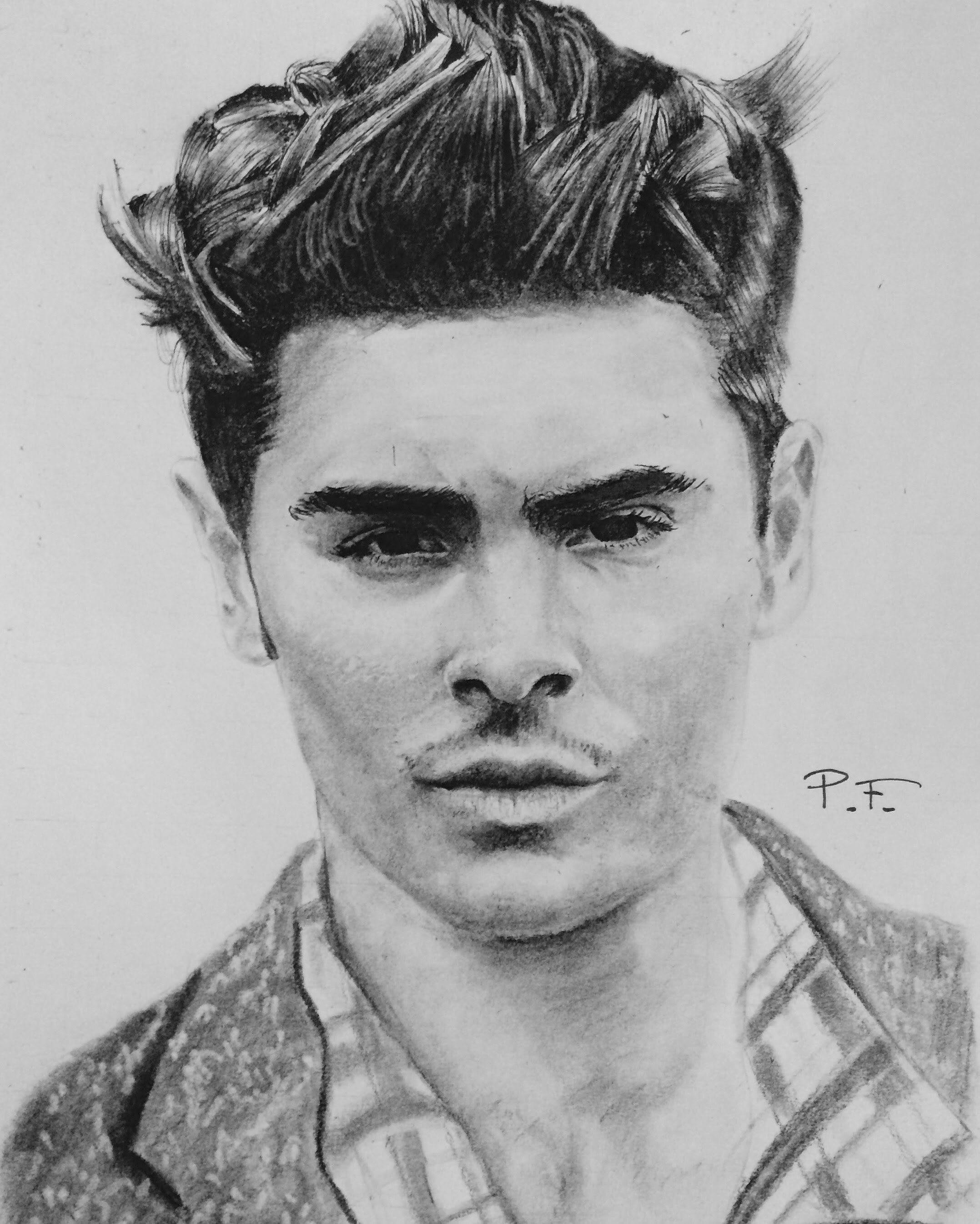 Zac Efron Drawing Pic