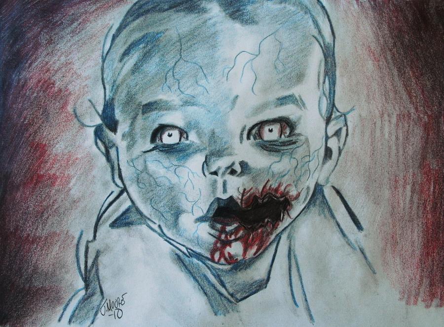 Zombie Baby Drawing Beautiful Image