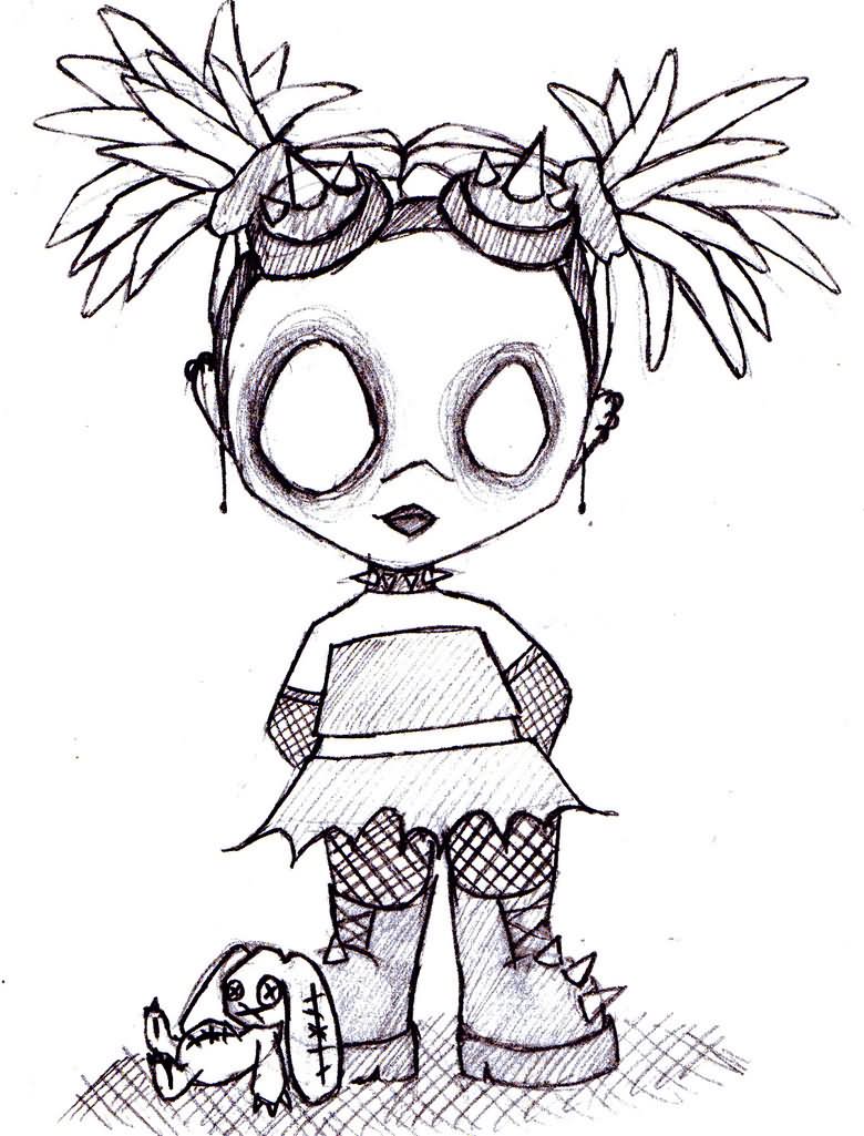 Zombie Baby Drawing Image