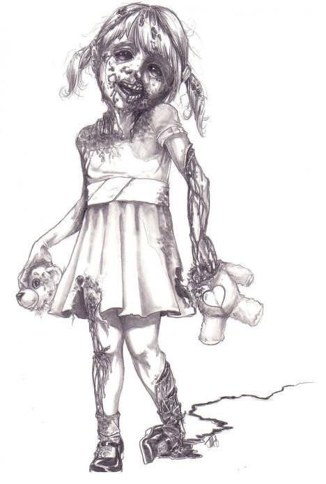 Zombie Baby Drawing Photo