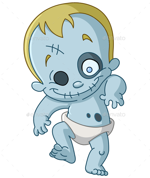 Zombie Baby Drawing Picture