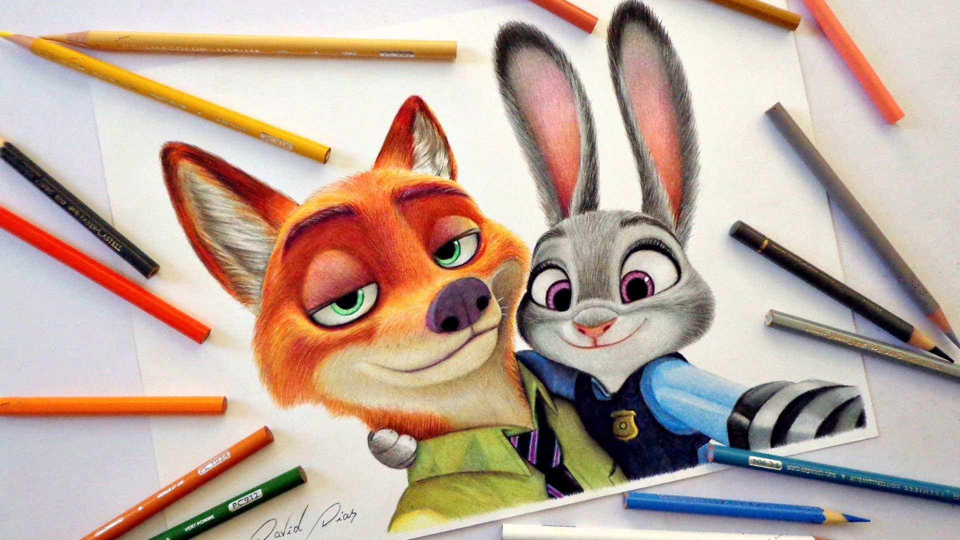 Zootopia Art Drawing