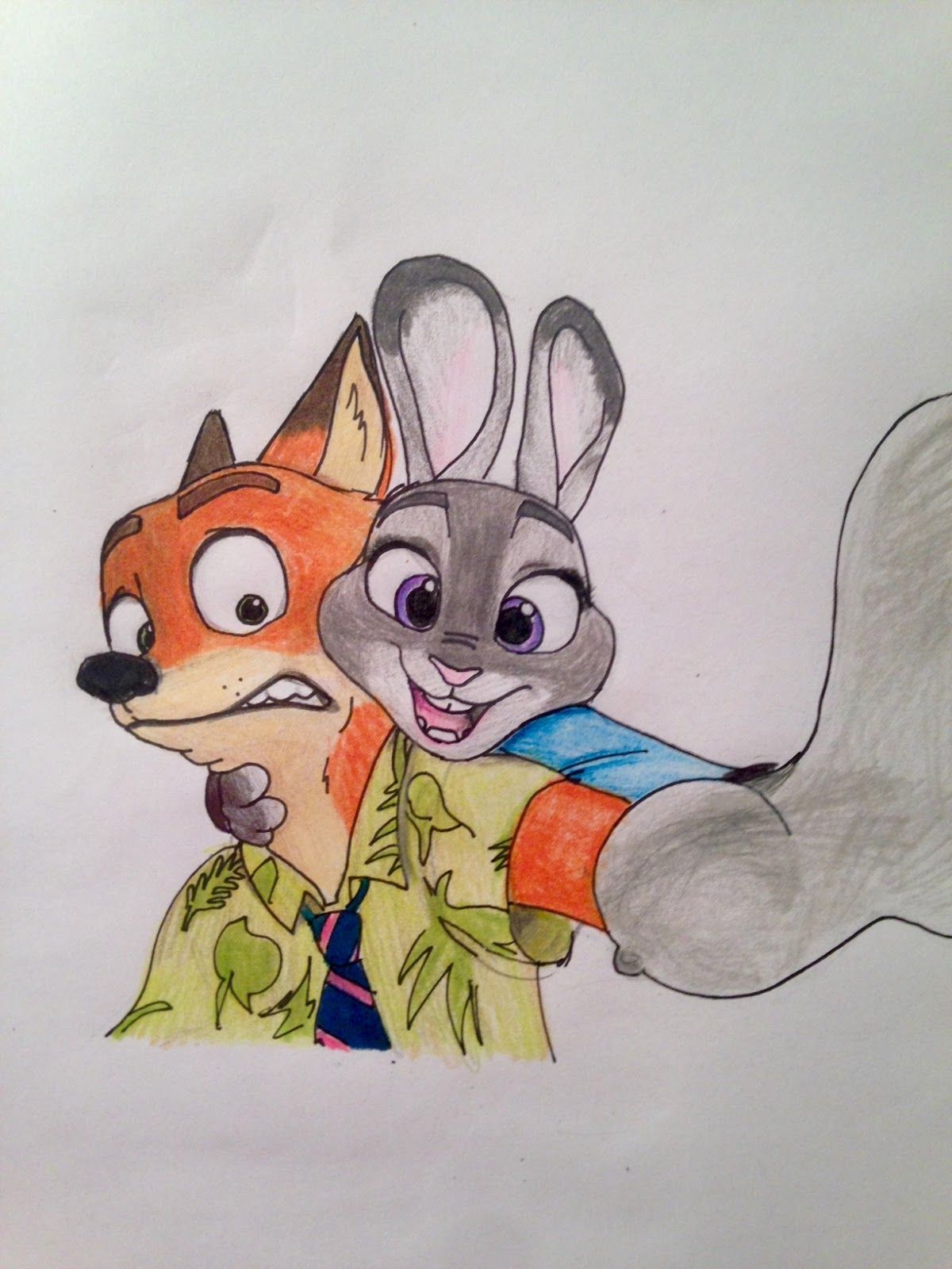 Zootopia Drawing Sketch