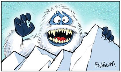 Abominable Snowman Drawing Art