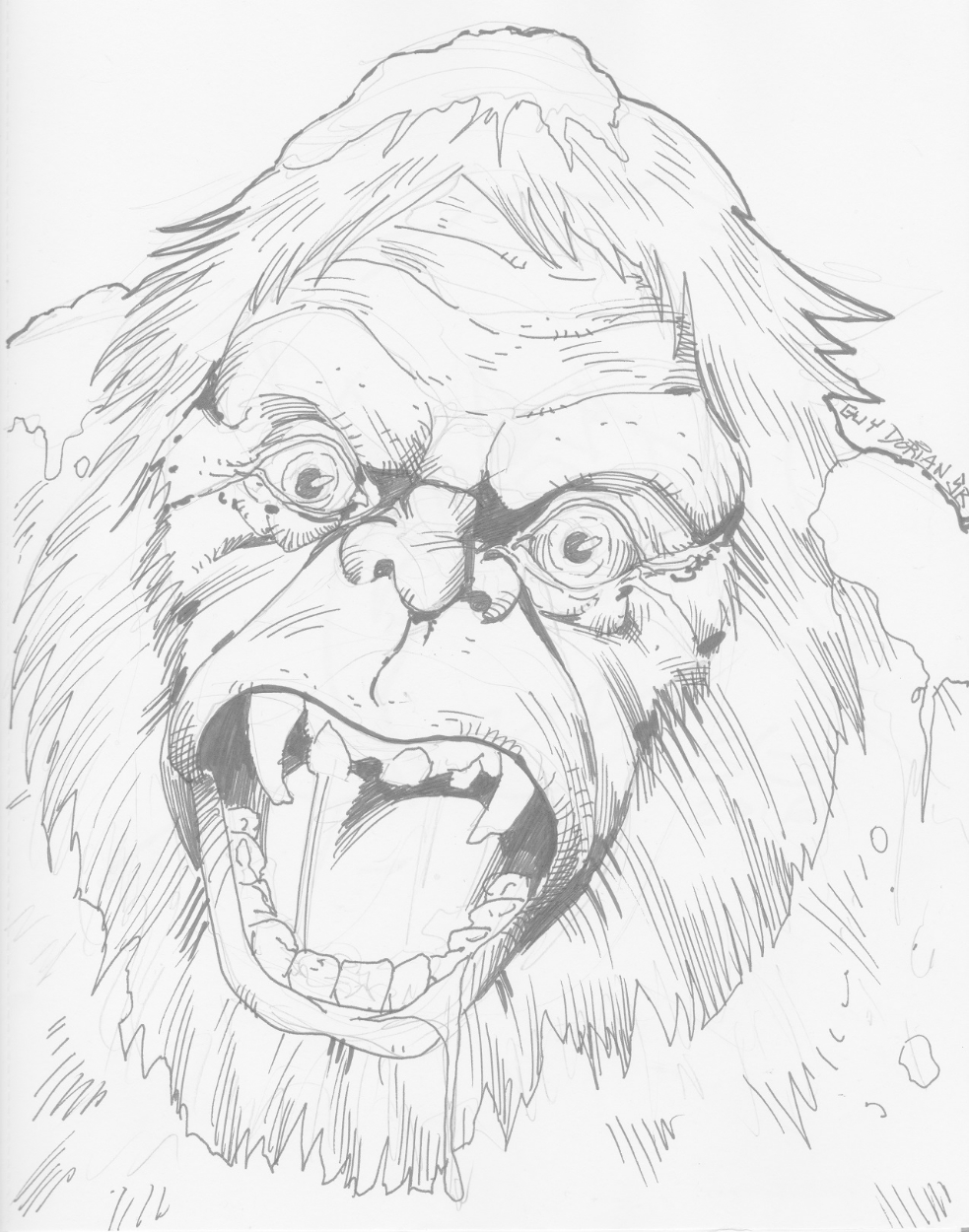 Abominable Snowman Drawing Best