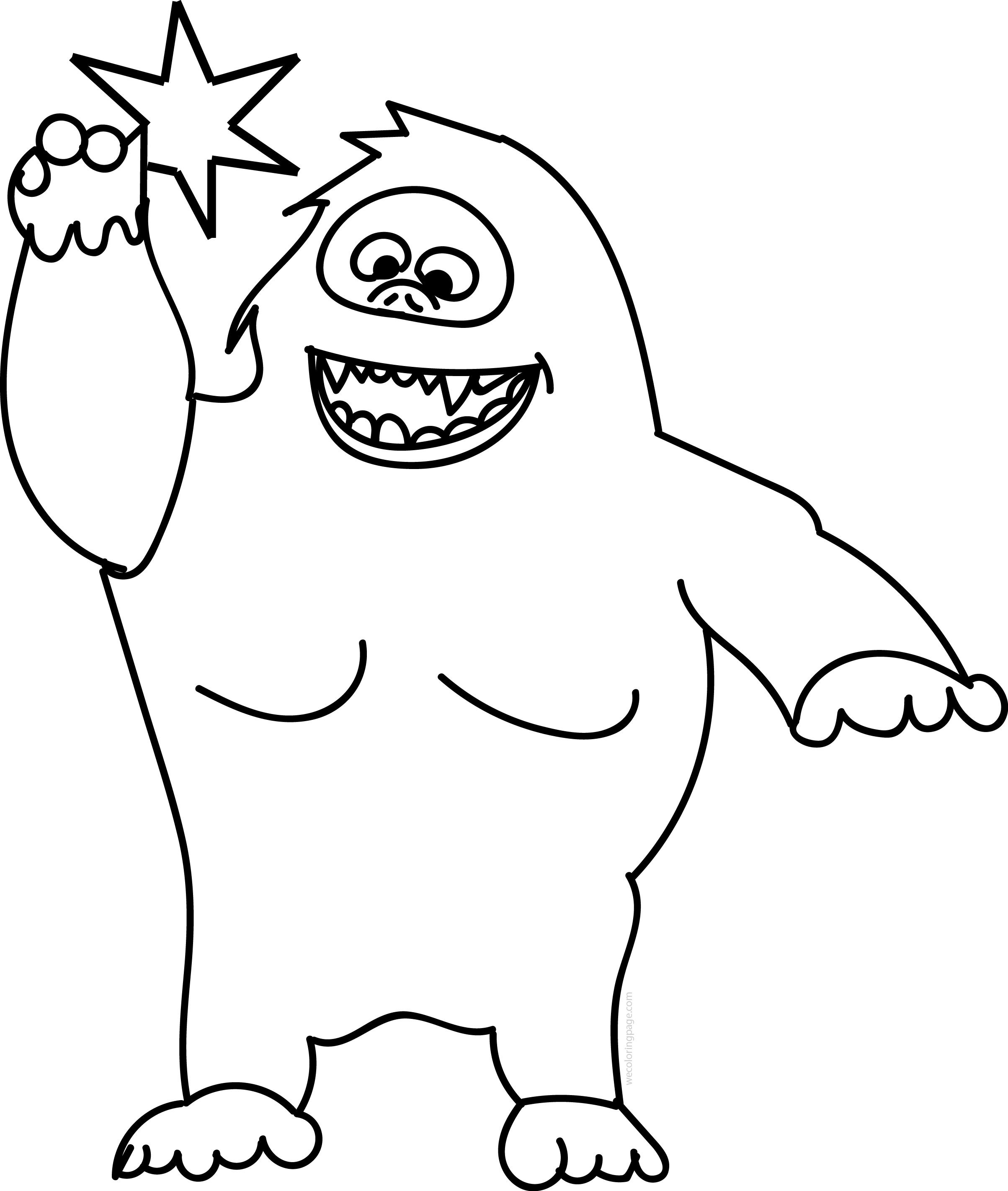 Abominable Snowman Drawing Image
