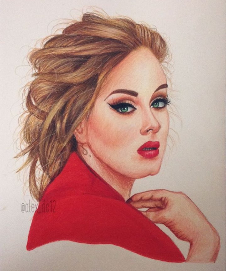 Adele Art Drawing