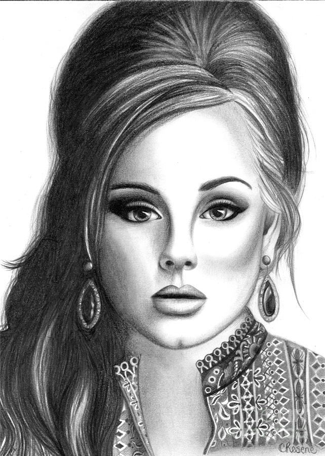 Adele Drawing Art