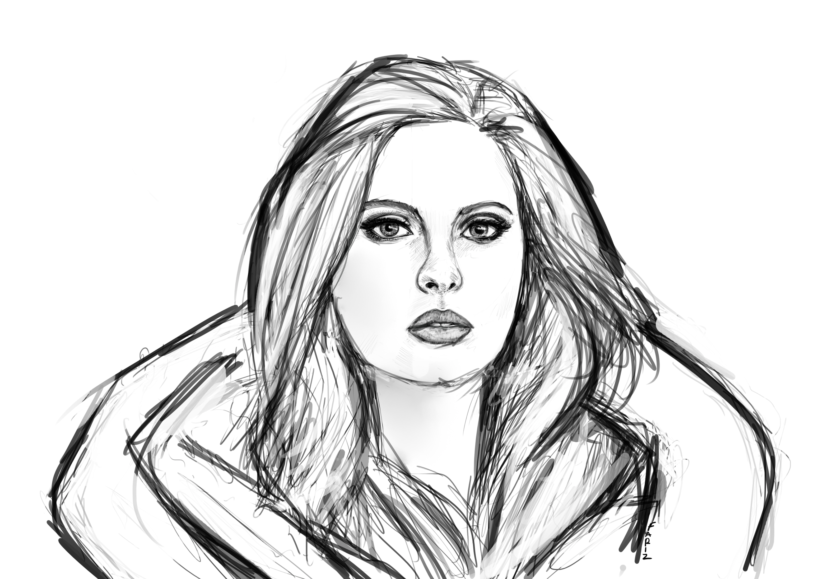 Adele Drawing