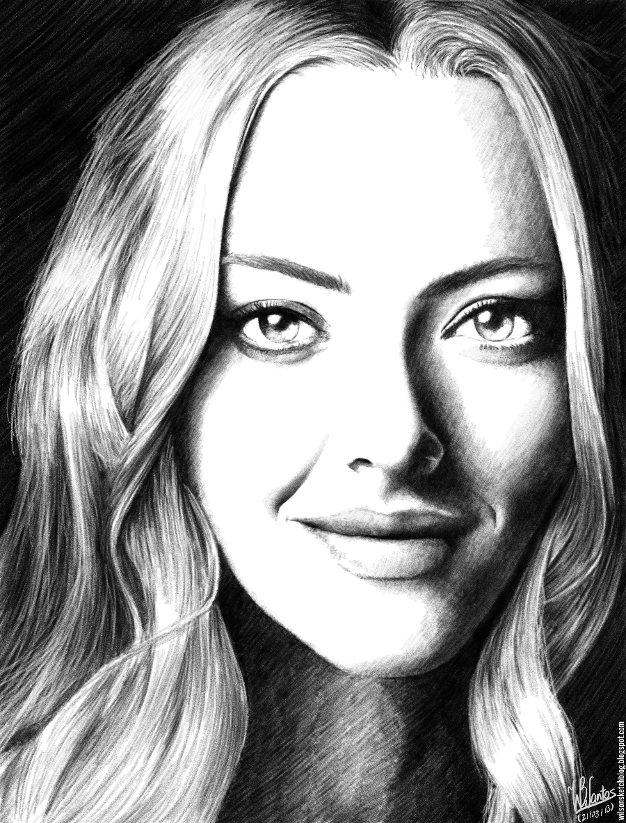 Amanda Seyfried Drawing Picture