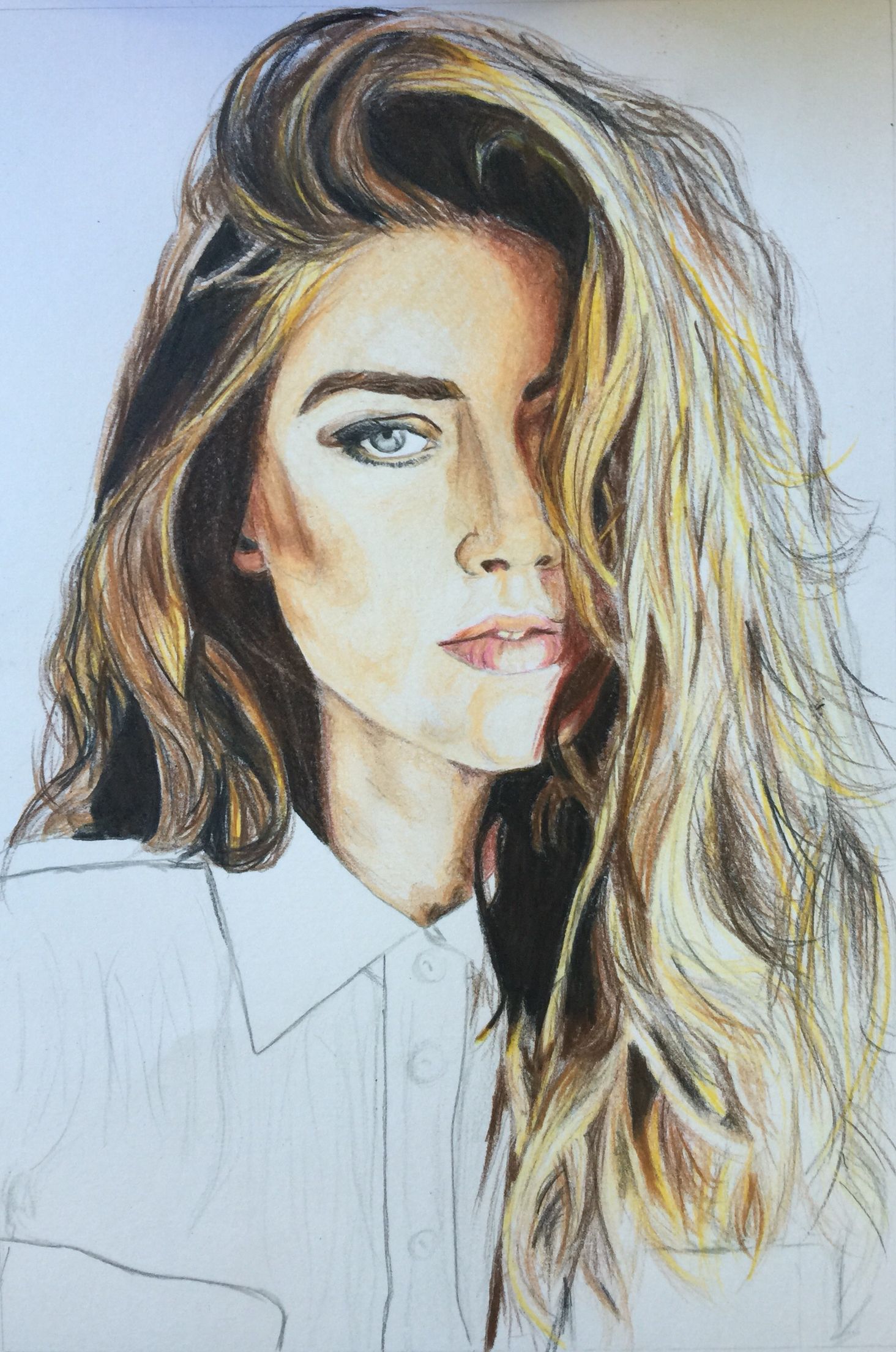 Amber Heard Drawing