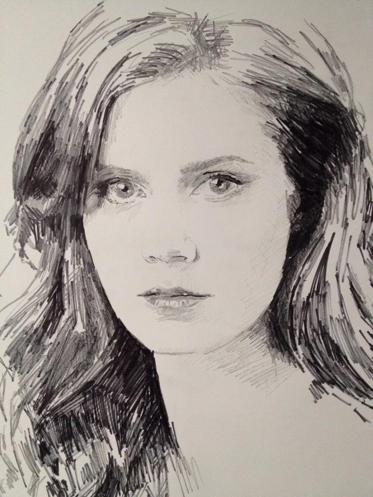 Amy Adams Art Drawing