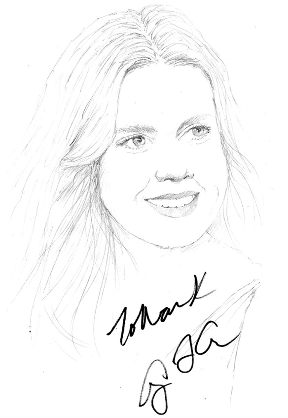 Amy Adams Drawing Realistic