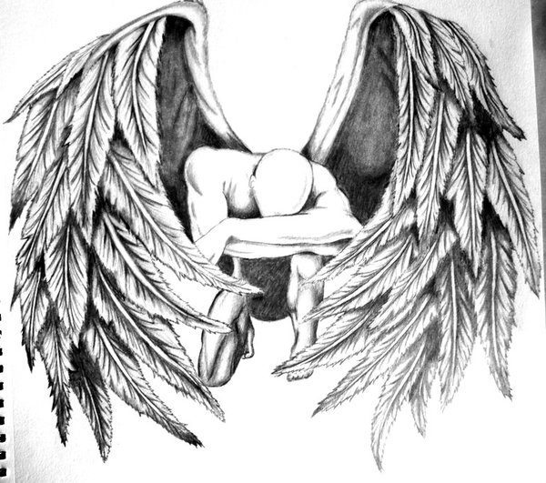 Angel Man Drawing Best