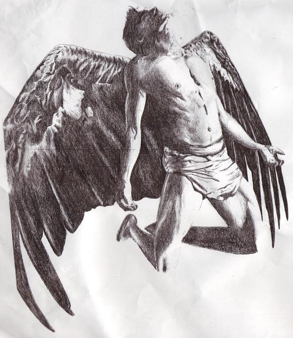 Angel Man Drawing