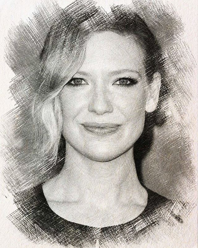 Anna Torv Drawing Pics