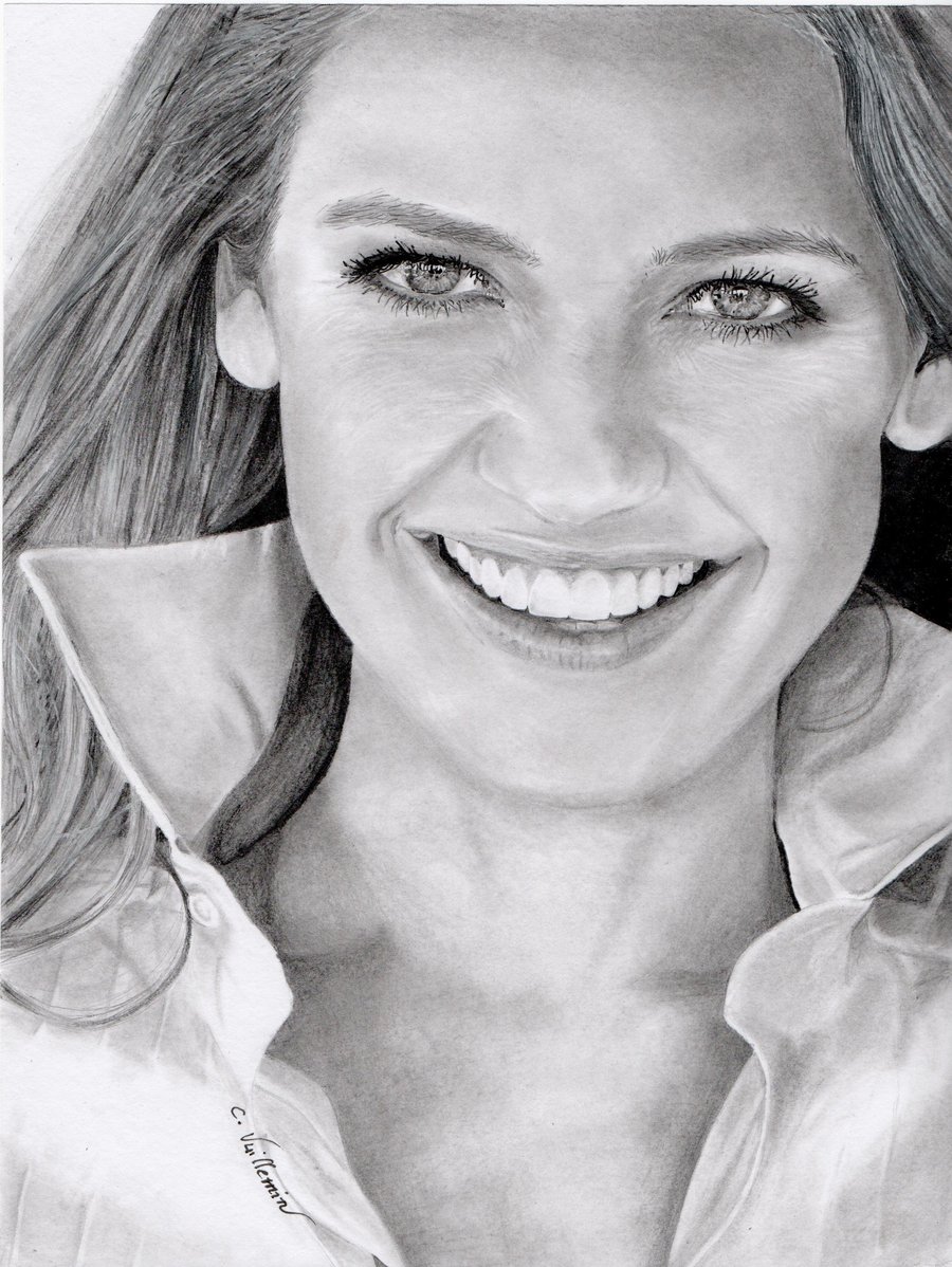 Anna Torv Drawing Picture