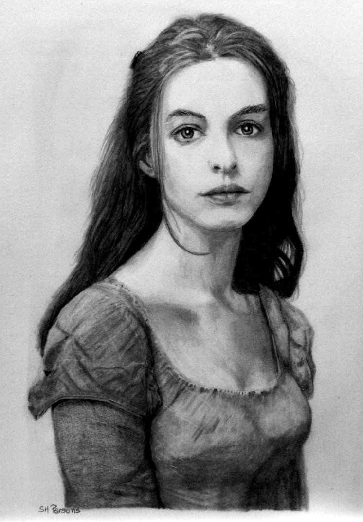 Anne Hathaway Drawing