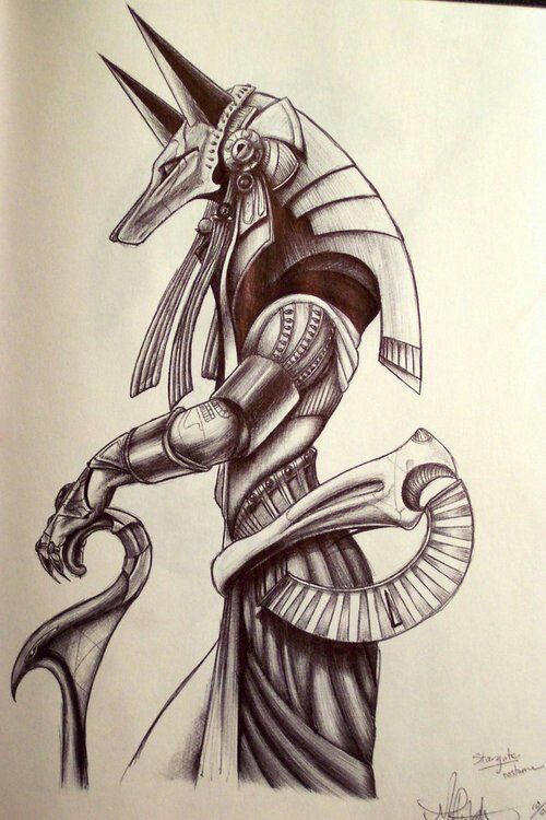 Anubis Drawing Pics
