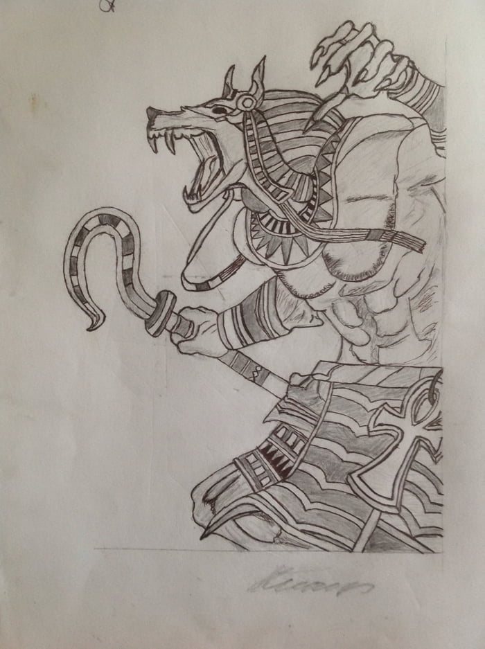 Anubis Drawing