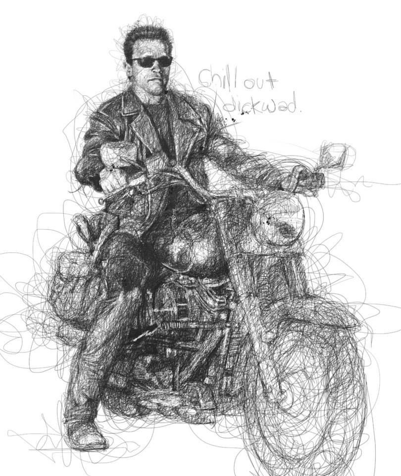 Arnold Schwarzenegger Drawing Image