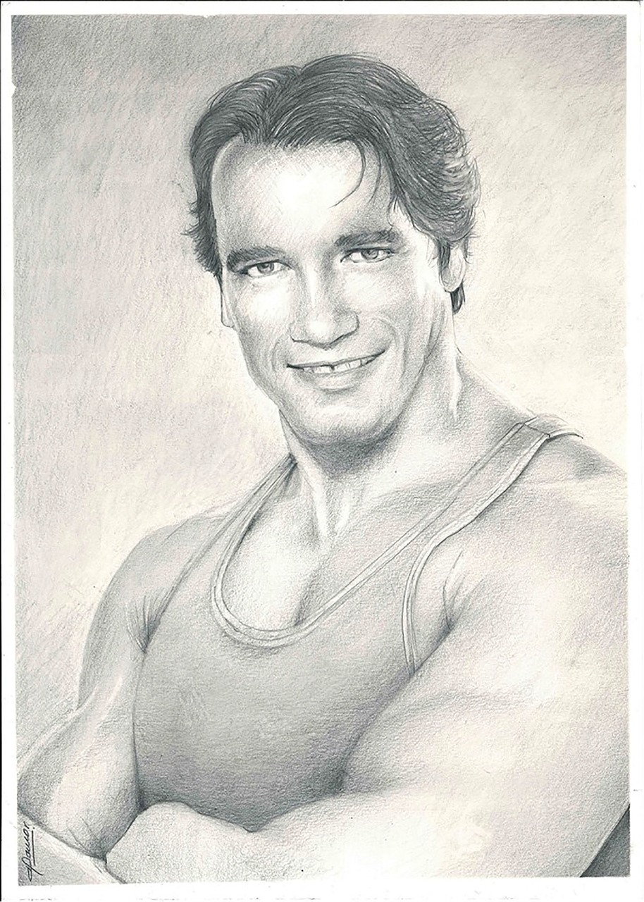 Arnold Schwarzenegger Drawing