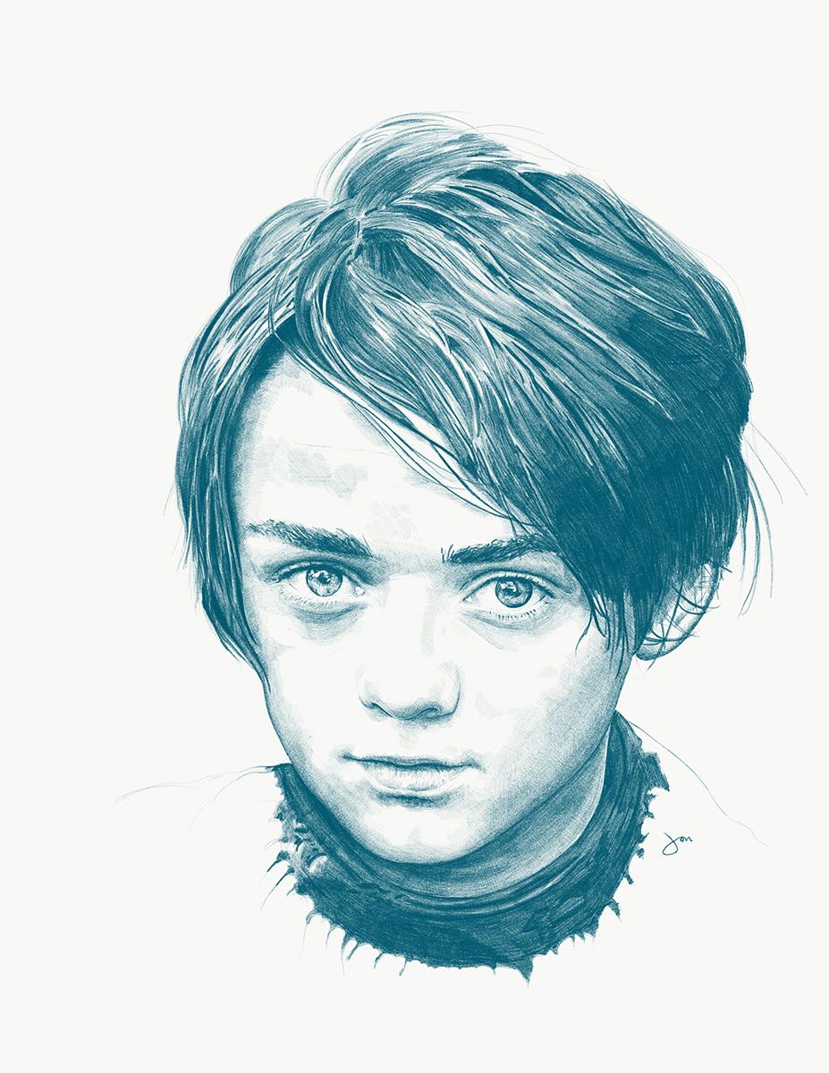 Arya Stark Drawing Photo