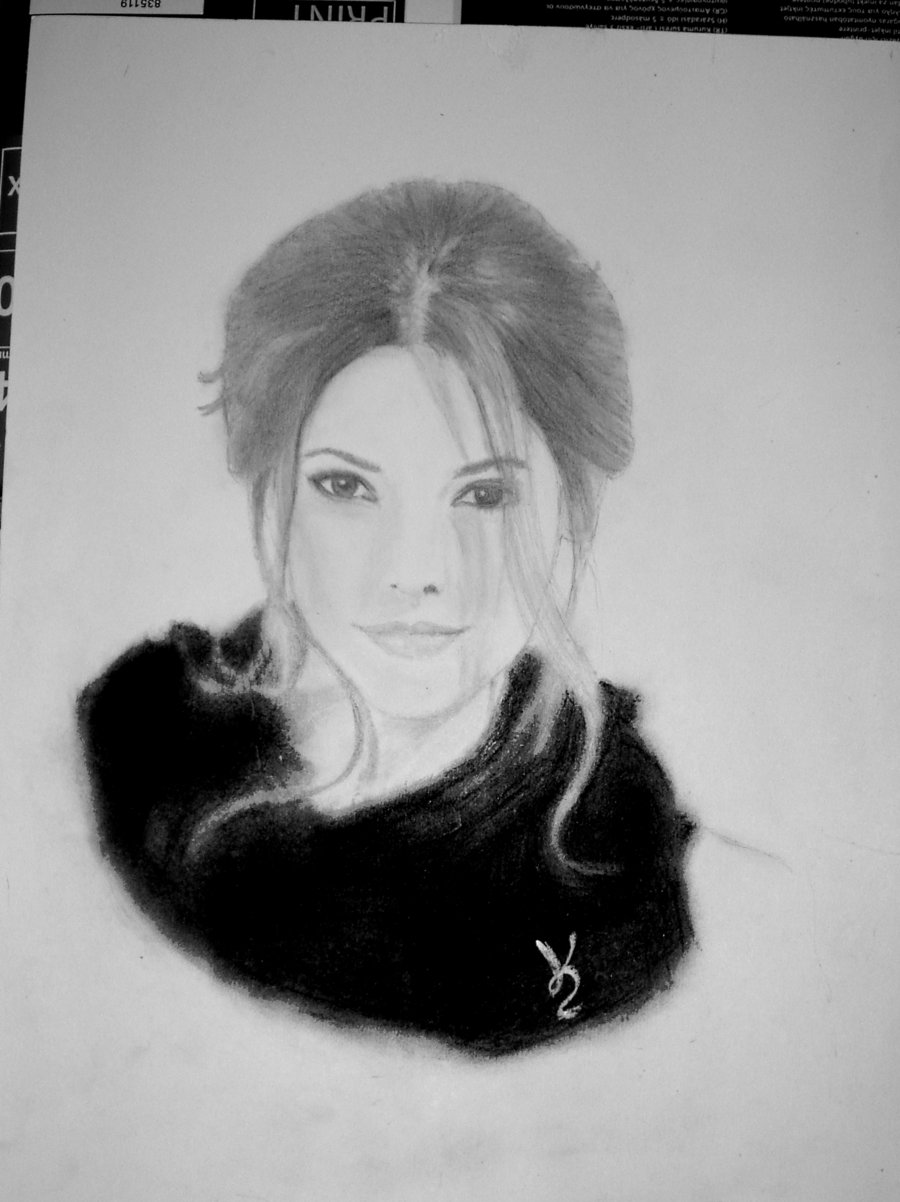 Ashley Greene Drawing Beautiful Image