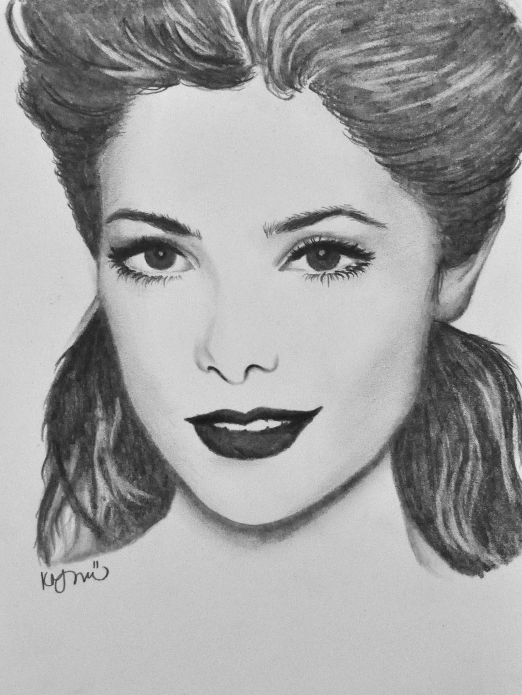 Ashley Greene Drawing Image