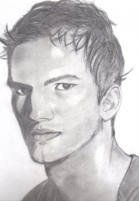 Ashton Kutcher Art Drawing