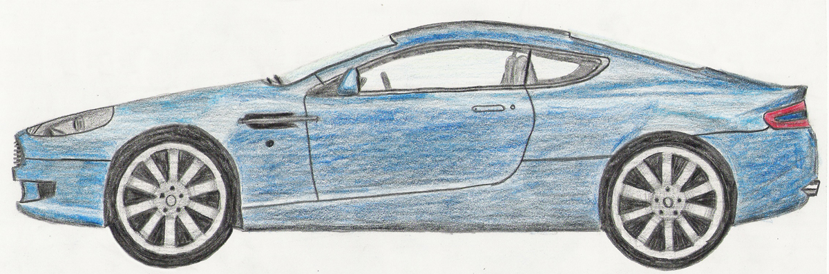 Aston Martin Drawing Image