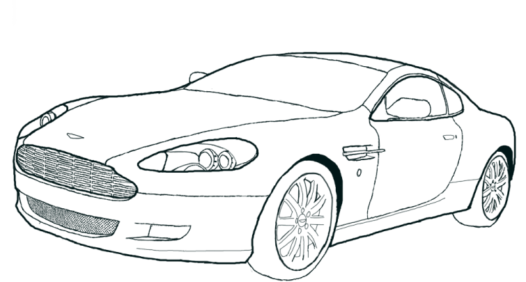 Aston Martin Drawing