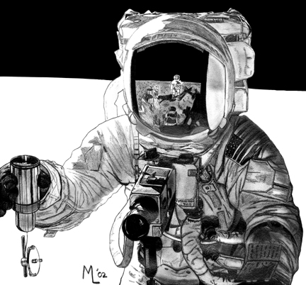 Astronaut Drawing Picture