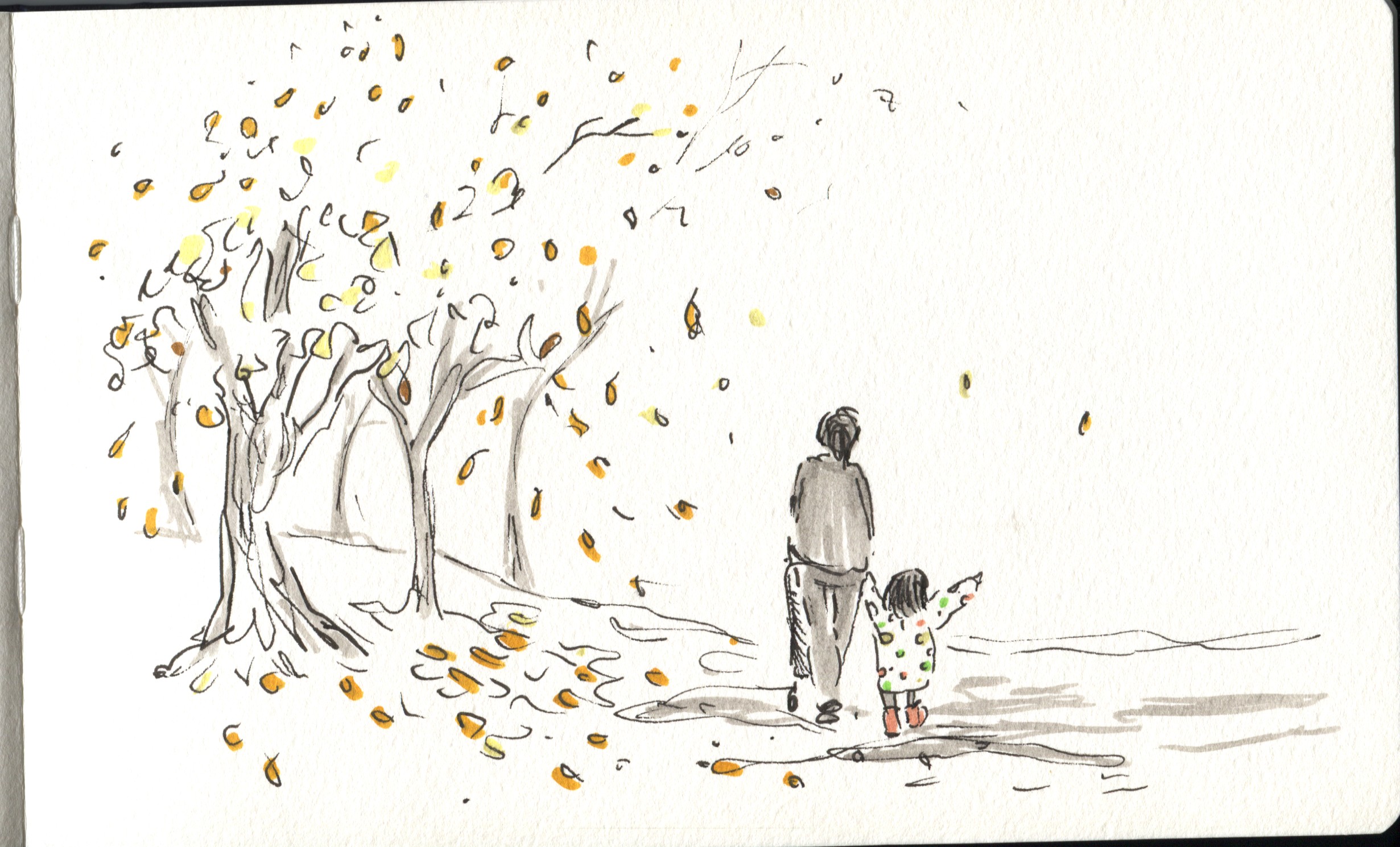 Autumn Drawing Image