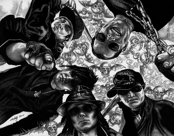 Avenged Sevenfold Drawing High-Quality