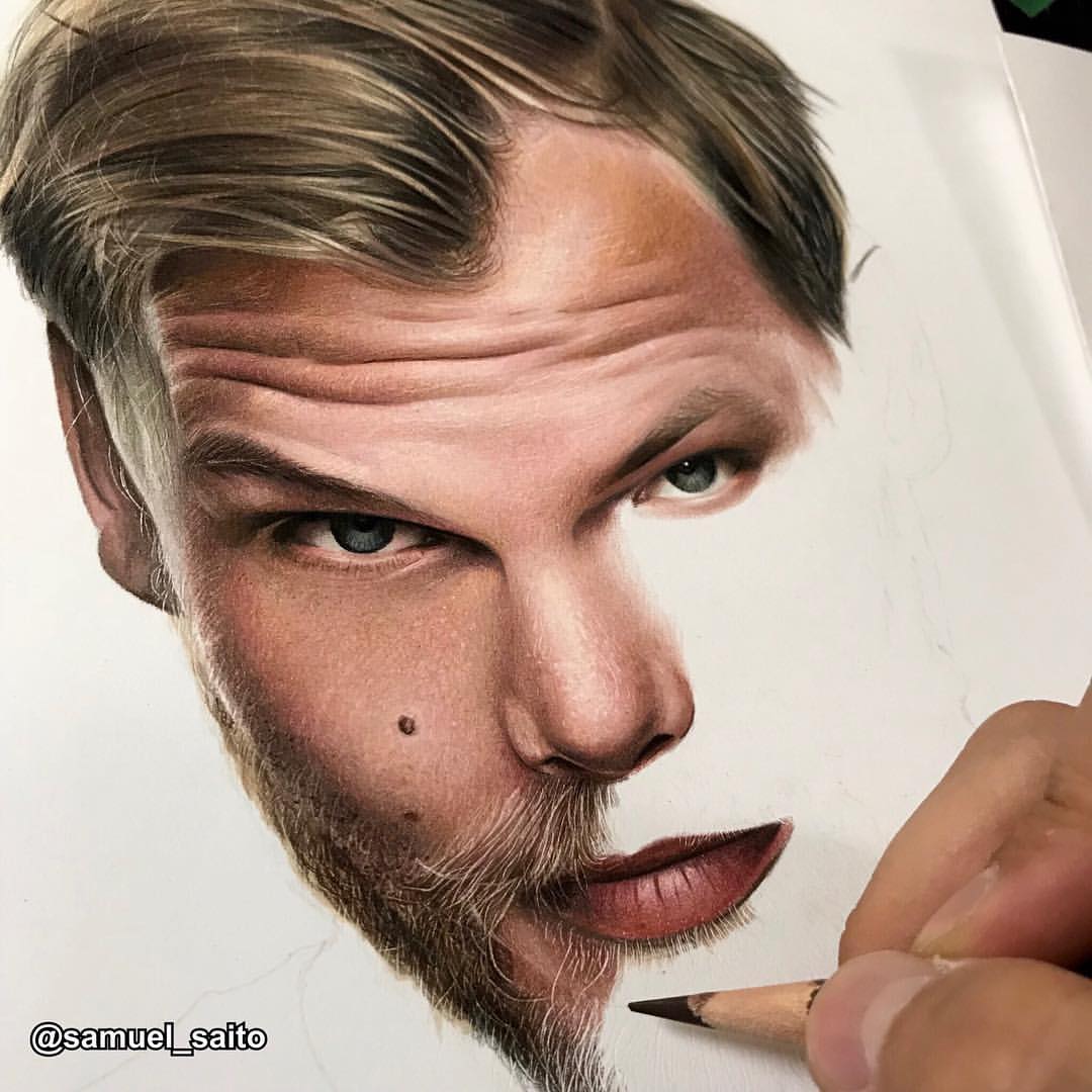 Avicii Drawing Image