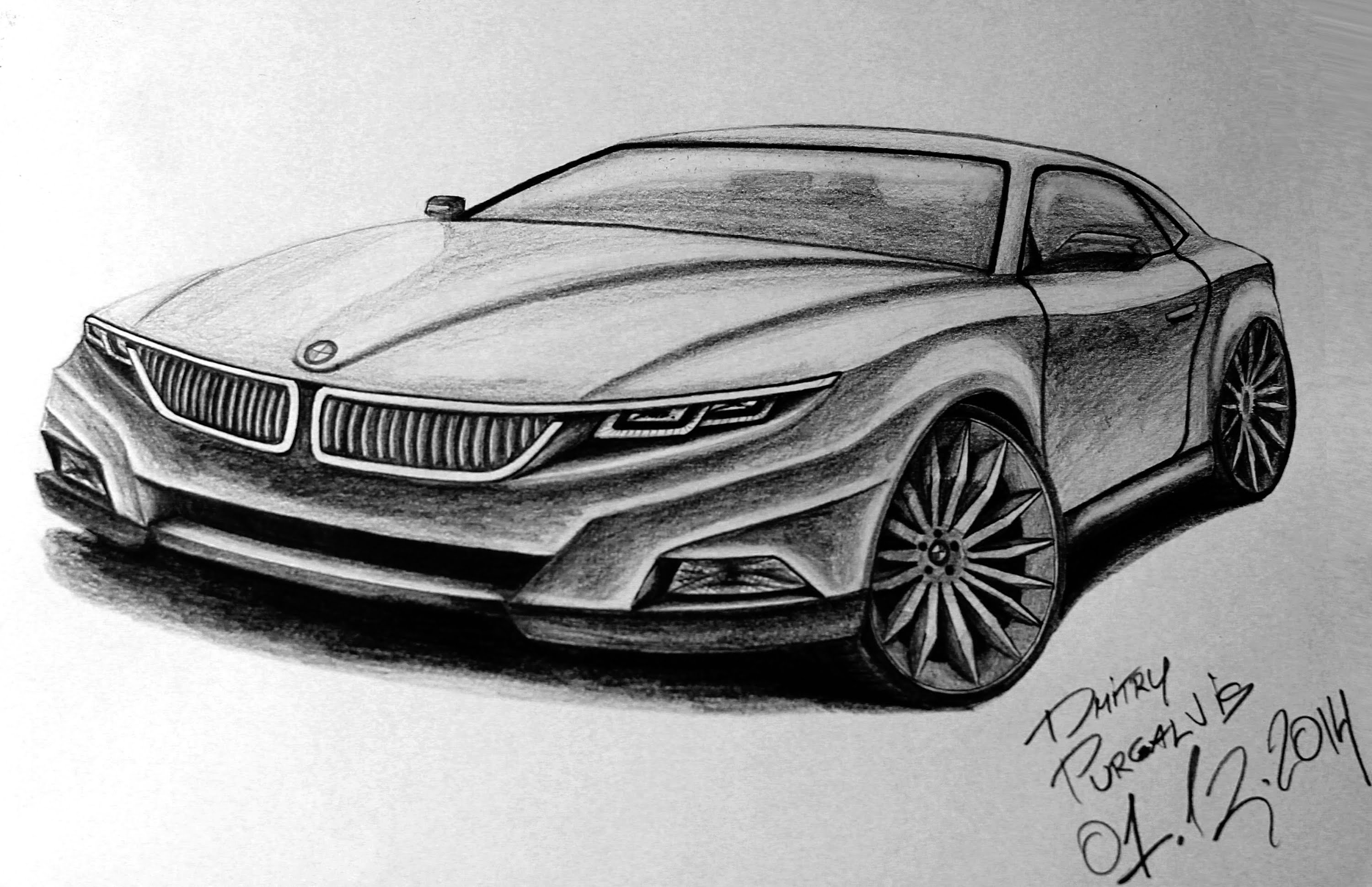 BMW Drawing Art
