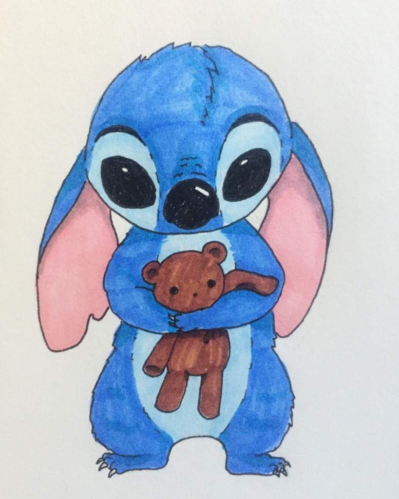 Baby Stitch Drawing Realistic